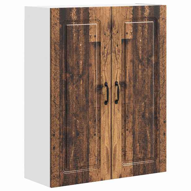 vidaXL Krycí deska myčky na nádobí Kalmar Staré dřevo 80 x 31 x 100 cm