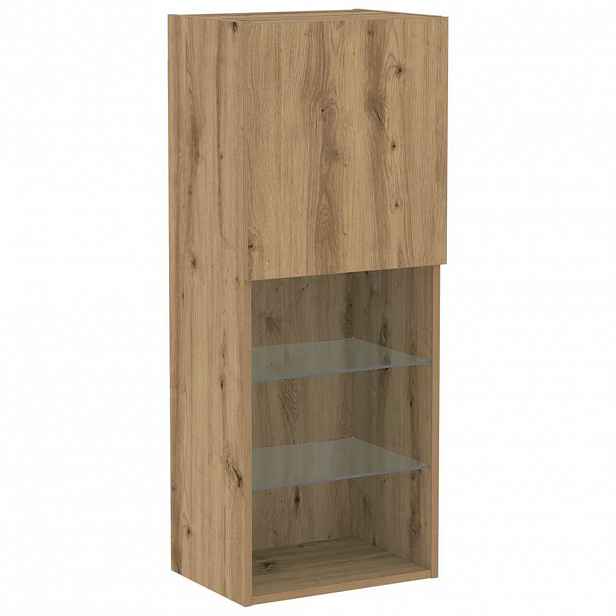 vidaXL Sestava TV skříněk 40,5 x 30 x 102 cm Artisanový dub