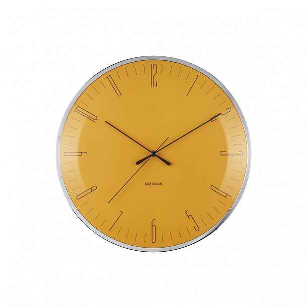 Designové nástěnné hodiny 5754YE Karlsson 40cm