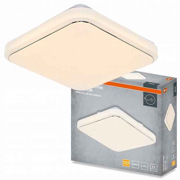 Stropní Svítidlo Led Stropní Svítidlo Nástěnné svítidlo Panel 24W 1680lm 3000K Osram