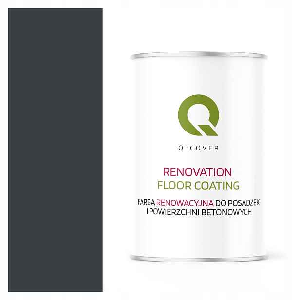 Barva Pro Renovaci Podlah Z Betonu Antracit Ral 7016 Polomat 1L Výrobce