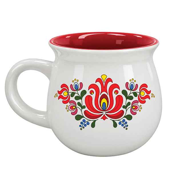 Perfect Home Keramický hrnek s lidovým vzorem 300ml, 01319