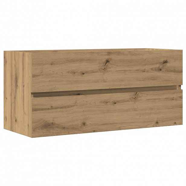 vidaXL Skříňka pod umyvadlo dub artisan 100x38,5x45cm kompozitní dřevo