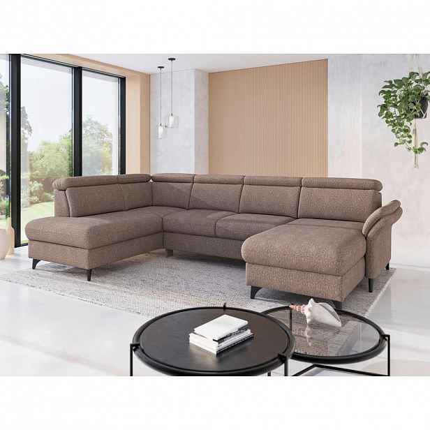 Sit & More SEDACÍ SOUPRAVA, textil, cappuccino