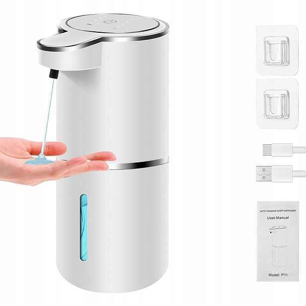 Automatický bezdotykový dávkovač tekutého mýdla a šamponu 380 ml dávkovač