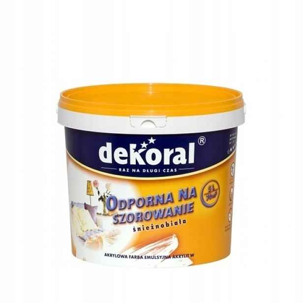 Vnitřní Latexová Emulze Dekoral Akrylit Plus BÍLÁ.10L