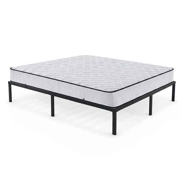Ak furniture Skládací kovový rám postele s matrací Lowa 160x200 černý