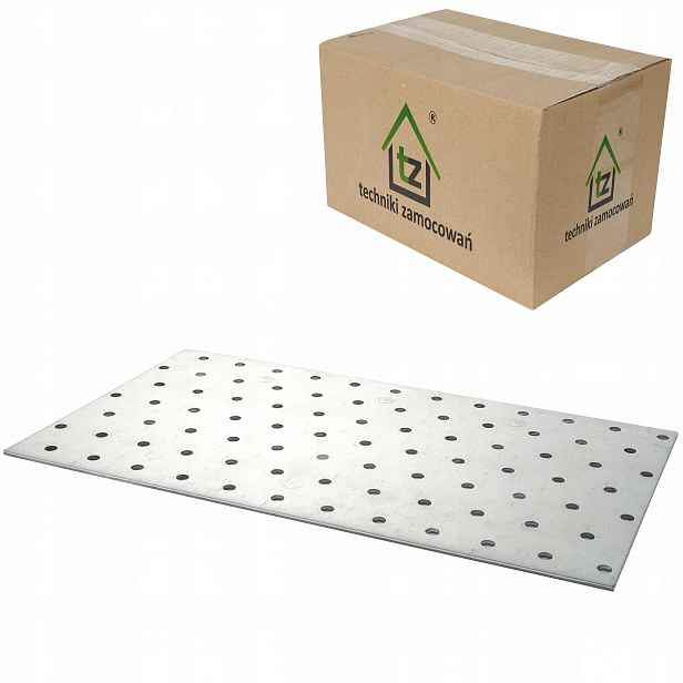 Perforované destičky 140x240 x 2 mm 50 ks Tesařské spojky ploché PP49