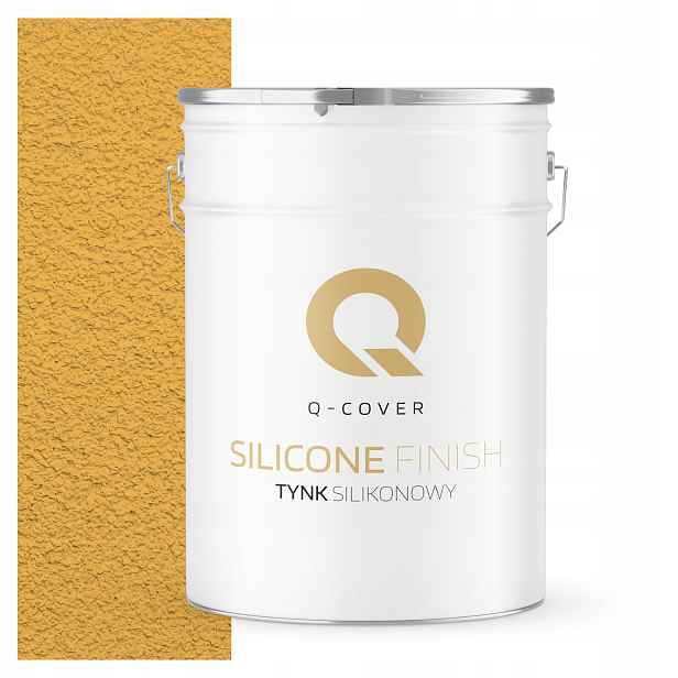 Fasádní Silikonová Omítka Žlutá Intenzivní F636 Žlutá 25 Kg Granulace 1.0 mm