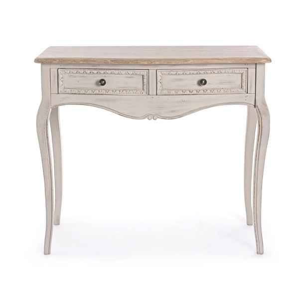 Krémový konzolový stolek 40x90 cm Clarisse – Bizzotto