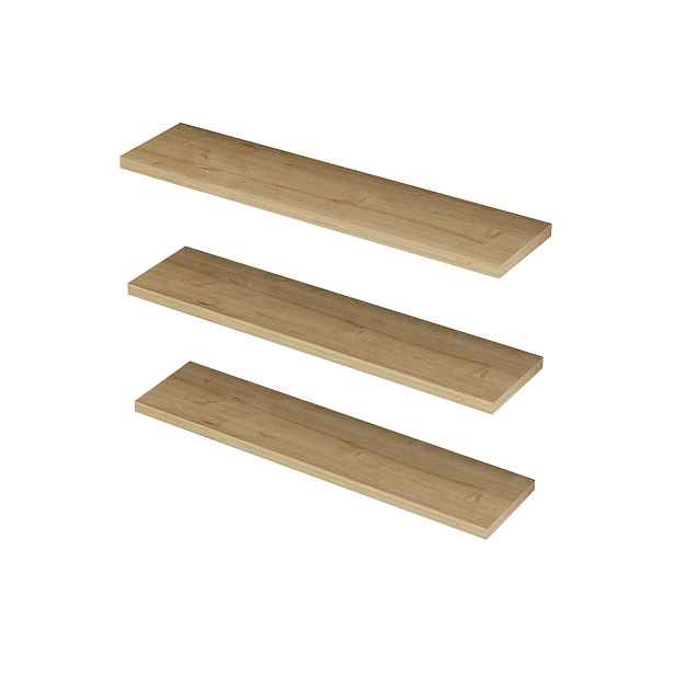 Polička Boss Sapphire Oak, 3 ks
