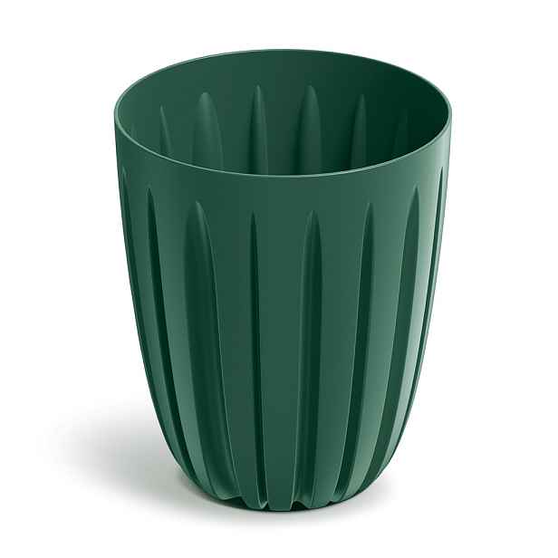 Prosperplast Květináč Warios tmavě zelený, varianta 13,7 cm