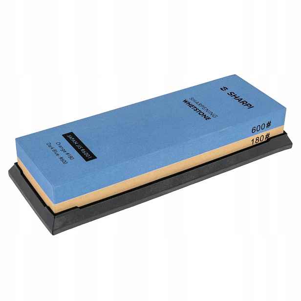 Vodní kámen Sharpi 180/600 korund 180x60x28 mm Jis protiskluzová podložka
