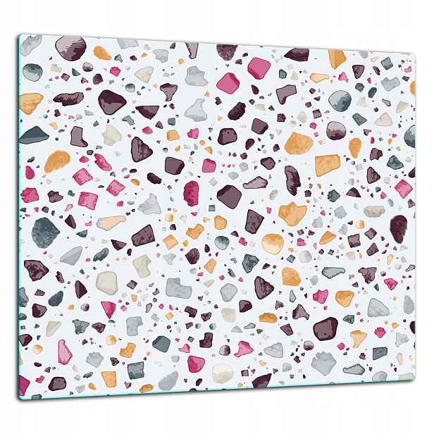 Skleněná Ochranná Deska Panel Lepidlo 65x60 Vzor