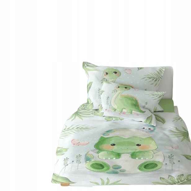Povlečení Dinosaurus S Dinosaurem Postýlka Little Dinus 100x135 40x60