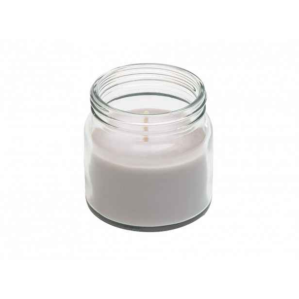 Vonná svíčka ve skle WHITE LINEN 6,3 cm bílá