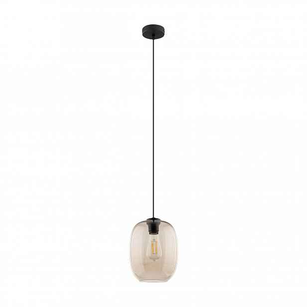 Závěsná lampa Elio Topaz Skleněné stínítko 1xE27 20 cm Stropní Svítidlo Pokoj Dům