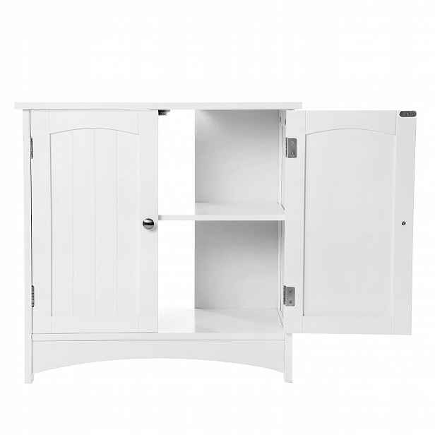 Koupelnová Stojací Skříňka Pod Umyvadlo 60 CM Bílá