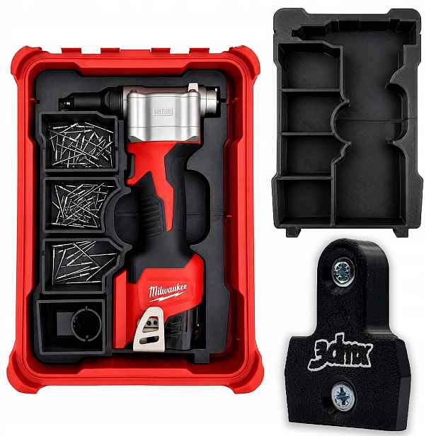 Organizér Milwaukee Packout pro M12 Bprt Nýtovač 4 nádoby +dárek