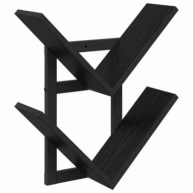 vidaXL Nástěnná floating polička Černý dub 43 x 15 x 47 cm
