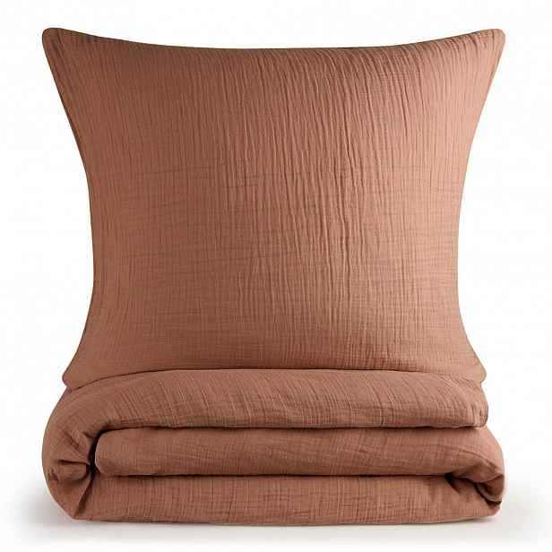 Blumtal POVLEČENÍ mušelín, 100% bavlna, 155/220 cm & 80/80 cm, měděná