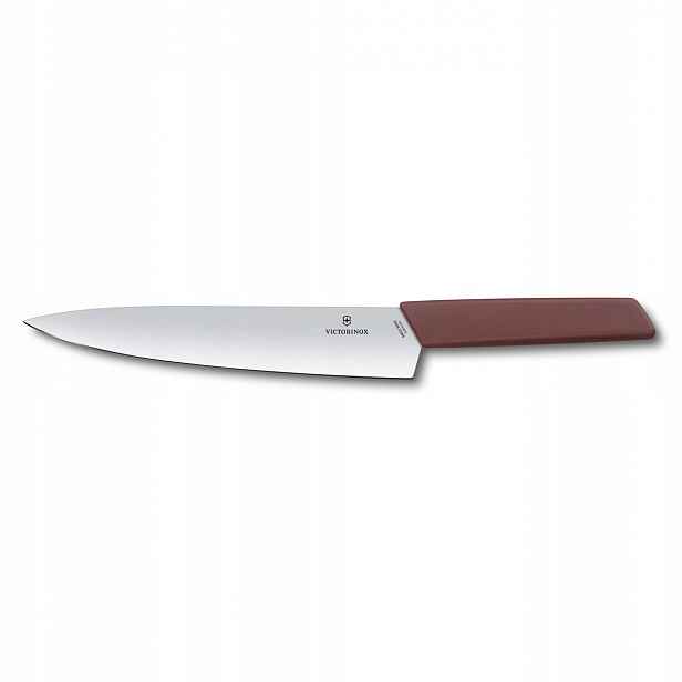 Nůž na porcování Victorinox Swiss Modern 22 cm bordó