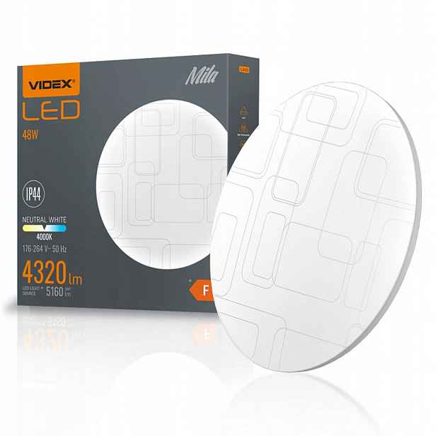 Stropní Led svítidlo na omítku 48W 48cm IP44
