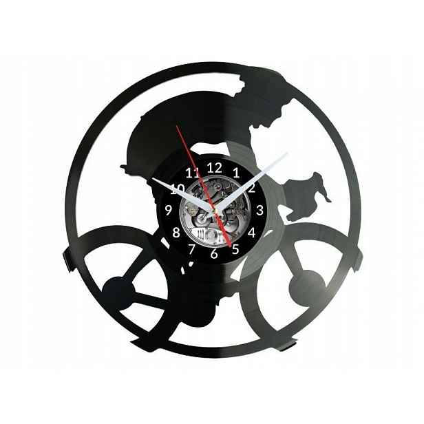 Kolo Dárek Originální dekorace do domu Hodiny z vinylové desky