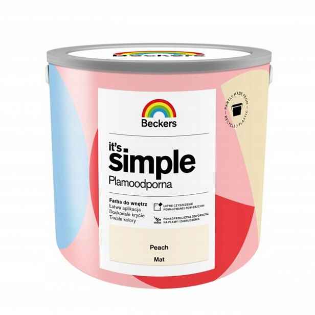 Beckers Barva Plamoodolná It's Simple Peach 2,5L