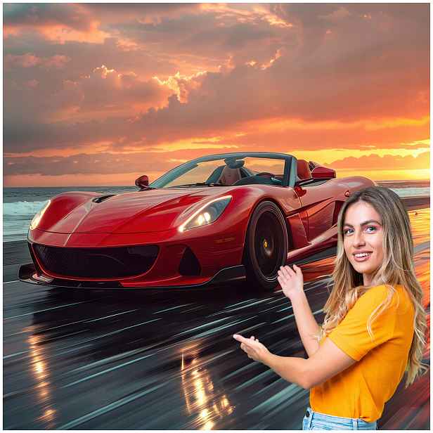 Fototapeta 3D Pro Mládež Auto Motocykl 588x280 DMSM52F