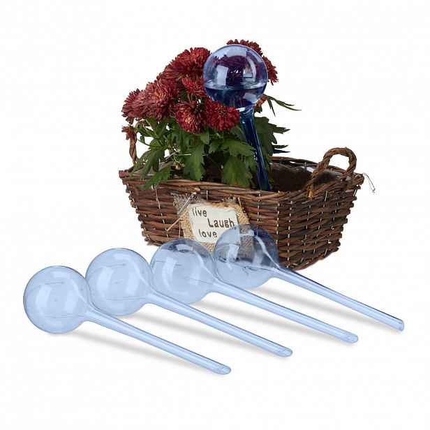 Relaxdays ZAVLAŽOVACÍ KOULE Modrá 5dílná-sada PVC 250 ml