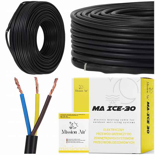 Topný Kabel Proti Námraze ICE-30W/M 2460W 82M