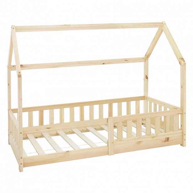 ML-DESIGN DĚTSKÁ POSTEL se střechou 80x160 cm přírodní