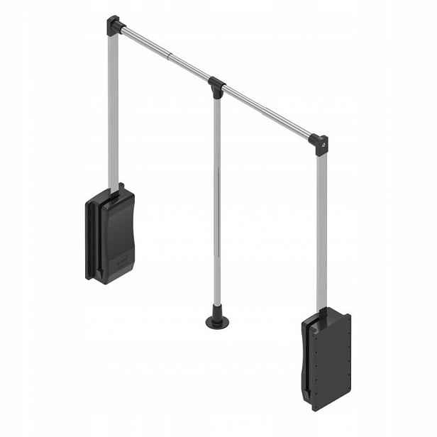 Pantografová Tyč Sklápěcí Věšák S Tichým Dovíráním 645-930 MM 12 Kg Chrom