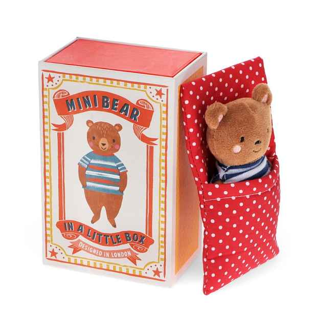 Plyšová hračka Mini Bear in a Little Box – Rex London