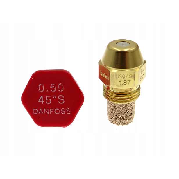 Tryska Danfoss pro olejové hořáky 0,50 USgal/h 45°S 1,87 kg/h