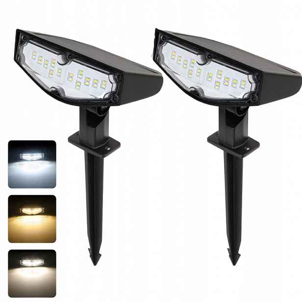 Solární Lampa Zapichovací Do Zahrady A Terasy, Sada 2 Ks