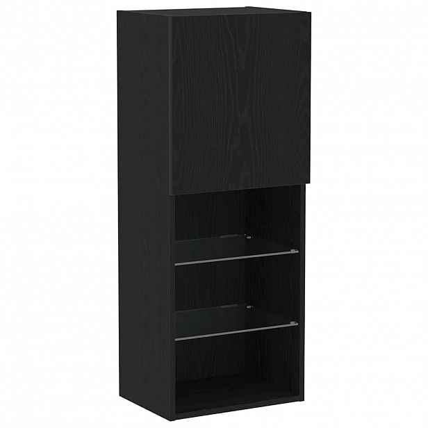 vidaXL Sestava TV skříněk 40,5 x 30 x 102 cm Černý dub