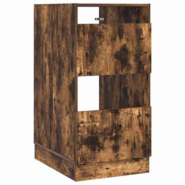 vidaXL Skříň na prádlo Kouřový dub 50 x 68 x 102 cm Kompozitní dřevo