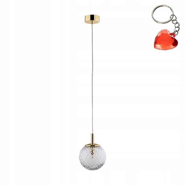 Lampa Lustr Zwis Stropní Zlatá Sklo G9 Moderní nad stůl Tk Lighting
