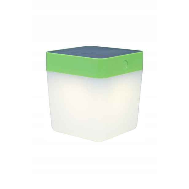 Lutec Venkovní lampa Table Cube Solar Led Zelená IP44