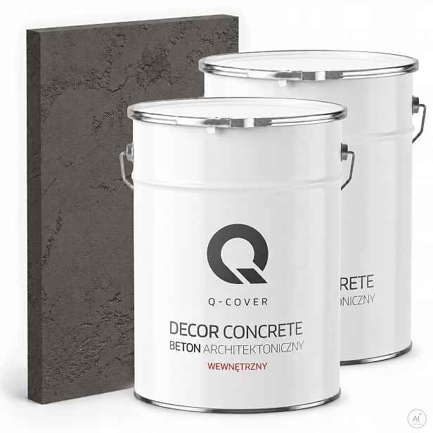 Dekorativní omítka se strukturou Betonu pro interiér Šedá Tmavá 2x7 kg Výkonná