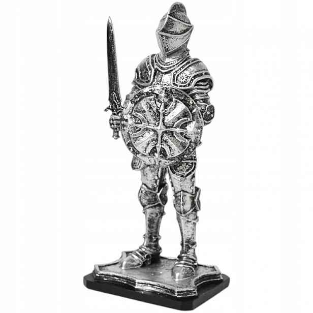 Rytíř Socha Figurka rytíře vyrobená z pryskyřice 18mc B domácí dekorace