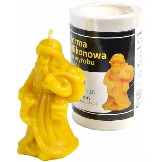 Silikonová Forma Mikuláš 7 cm vosk úl med