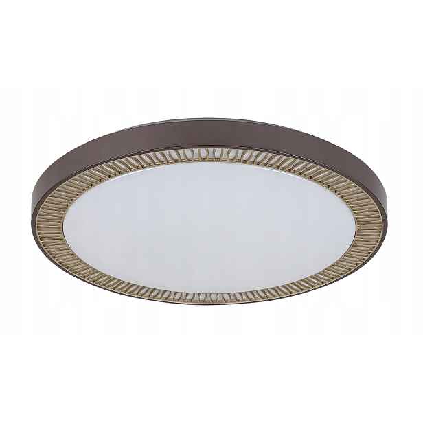 Stropní Svítidlo stropní Led 40W hnědý kulatý 50 cm s dálkovým ovládáním do obývacího pokoje Rabalux
