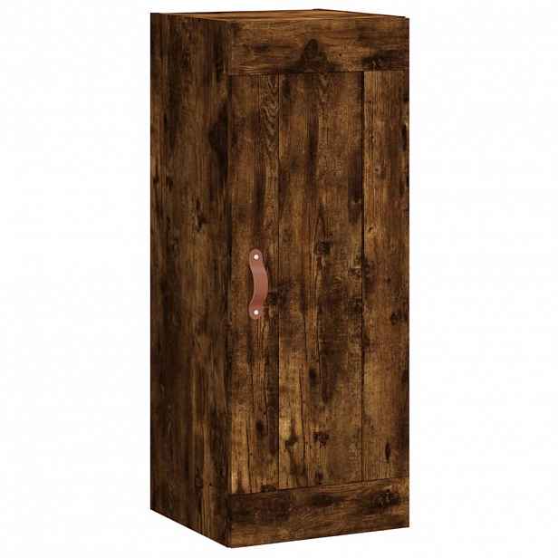 vidaXL Nástěnná skříňka kouřový dub 34,5 x 34 x 90 cm kompozitní dřevo