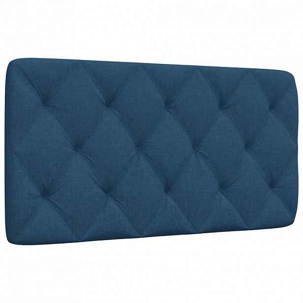 vidaXL Polštář na čelo postele modrý 100 cm textil