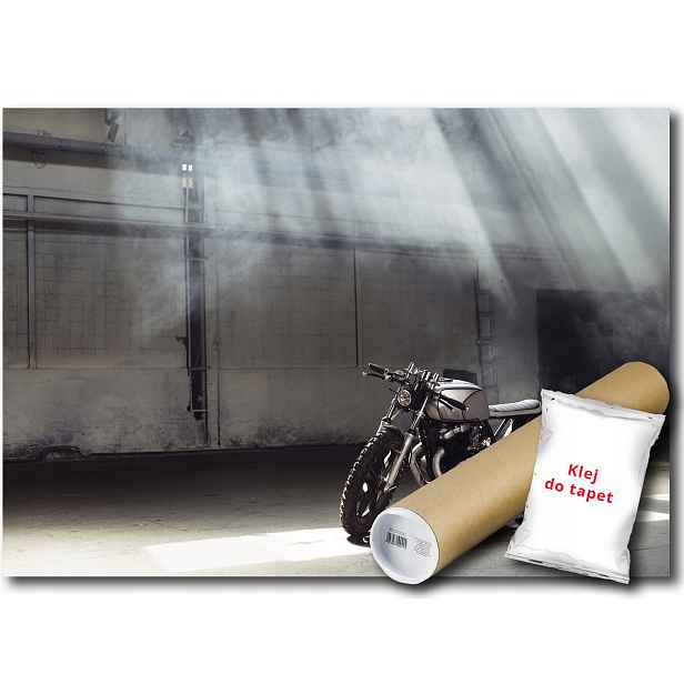 Vinylová fototapeta Motor Motocykl Vozidlo Jednostopé Vozidlo Hala 152x104