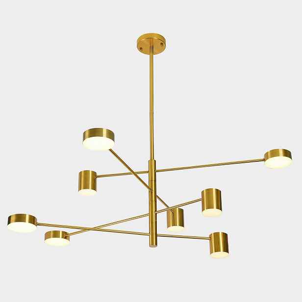 Remdal Závěsná lampa Měděná Moderní Led 36W 3000K 3600lm IP20