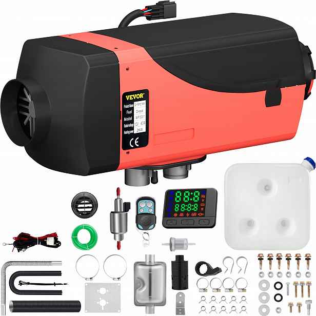 Topidlo pro nezávislé topení Diesel 12 V 2 kW dálkové ovládání LCD sada výkonná